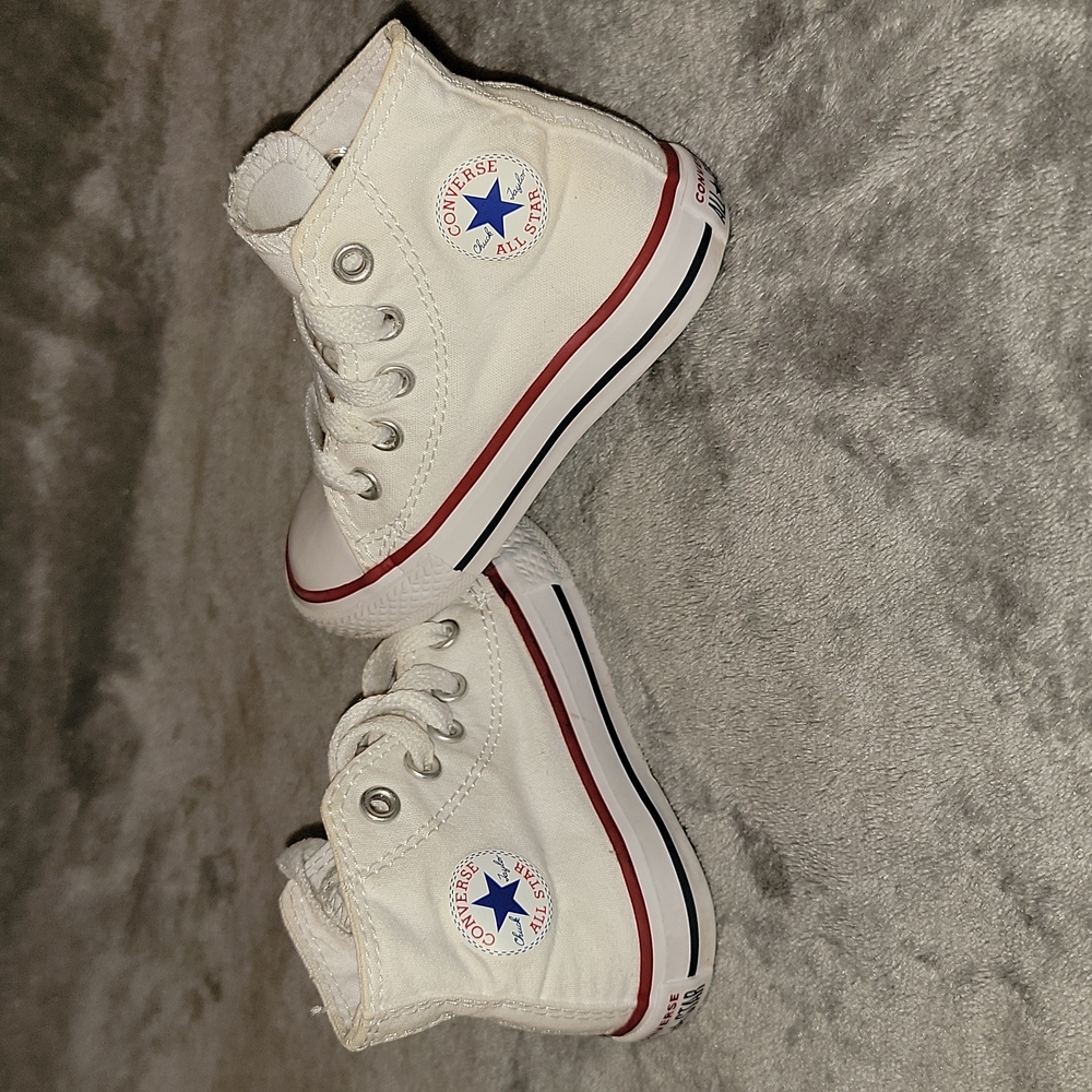 Toddler White Converse